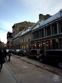 View of buildings in city