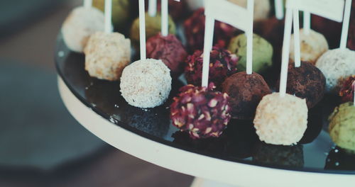 Close-up of food in plate