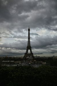 View of monument against cloudy sky