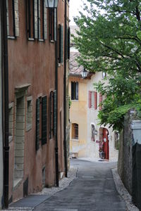 Alley amidst buildings in city