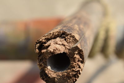 Close-up of rusty metal