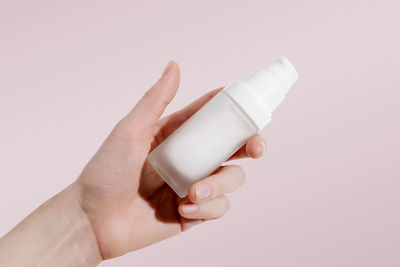 Close-up of dentures on table