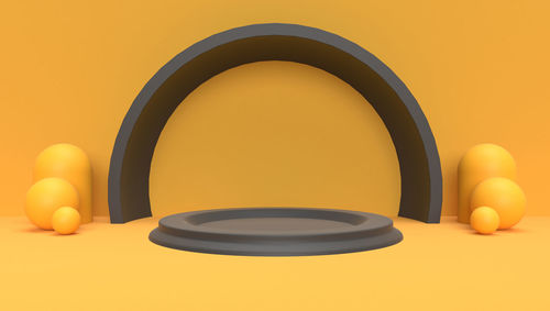 Close-up of orange juice on table