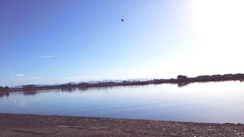 Scenic view of calm sea