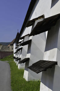 Low angle view of building against sky