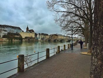 River with buildings in background