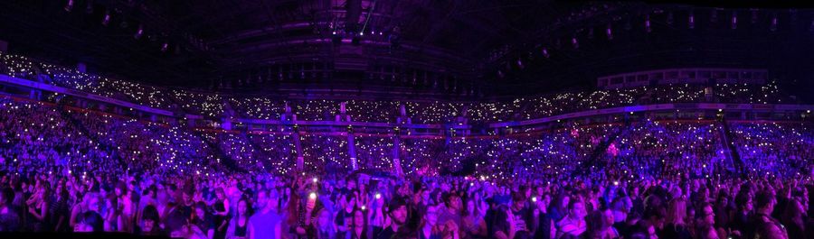 Group of people at concert