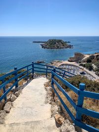 Blue summer in rhodos greece