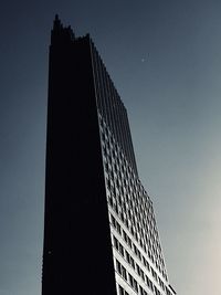 Low angle view of modern building against sky