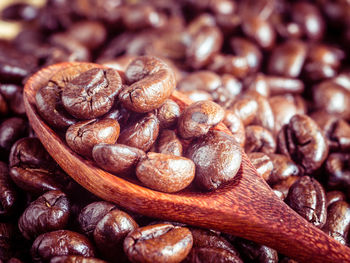 Full frame shot of coffee beans