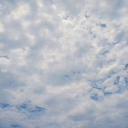 Low angle view of clouds in sky