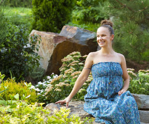 Portrait of a smiling young woman