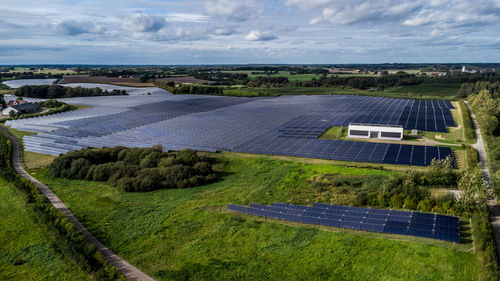 Solar collectors at silkeborg district heating, denmark