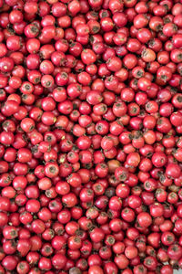 Full frame shot of strawberries