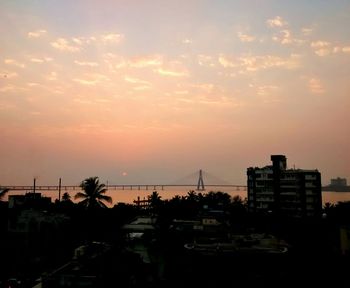 Scenic view of sky at sunset