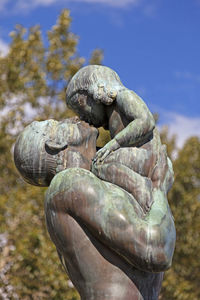 Famous statue of the love between father and son