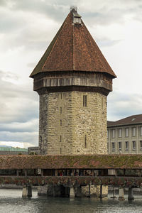 View of built structure against sky