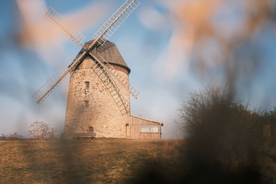 Historical windmill - teufelsmühle weddersleben