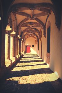 Corridor of building