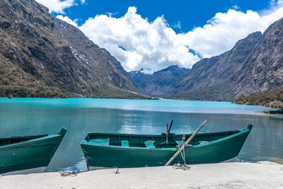 Boat in lake