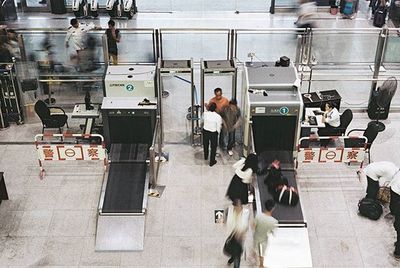 People standing in shopping mall