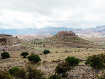 Scenic view of landscape against sky