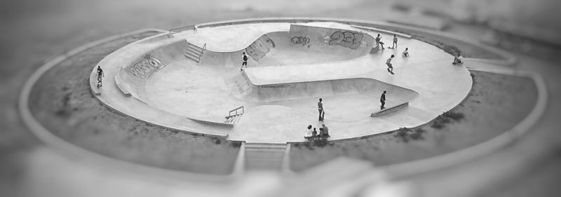 Buildings in the background