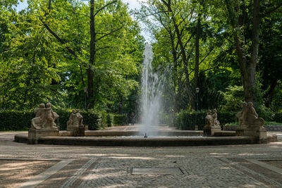 Fountain in park