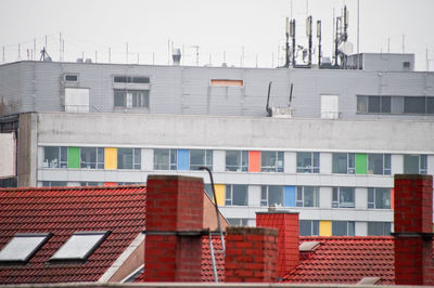 View of residential buildings against sky