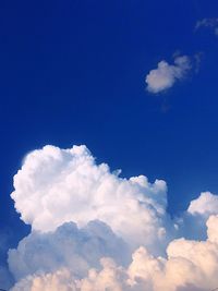 Low angle view of cloudy sky