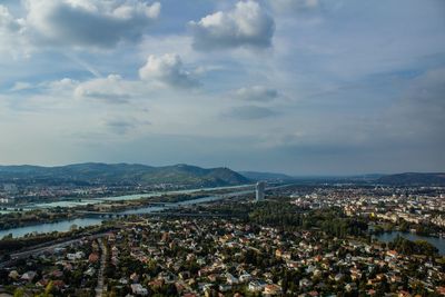 Aerial view of cityscape