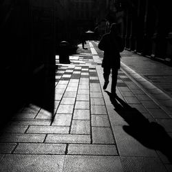 People walking on street