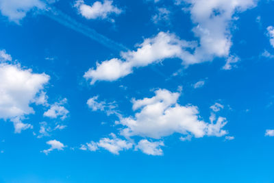 Low angle view of clouds in sky