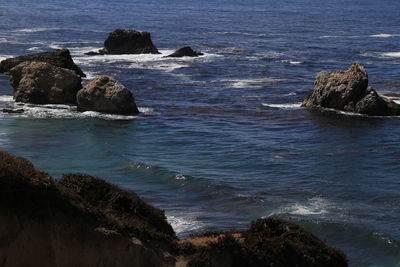 View of calm blue sea