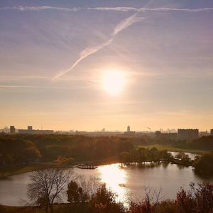 Scenic view of sunset