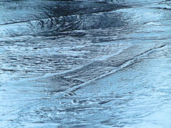 Full frame shot of water in winter