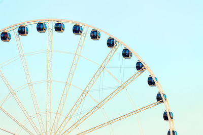 Seattle, washington state, usa - close-up view of the seattle great wheel at the waterfront.