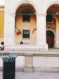 Facade of building