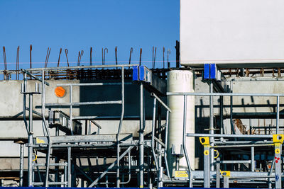 Factory against clear sky