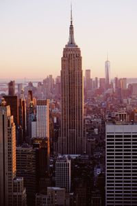 Aerial view of buildings in city