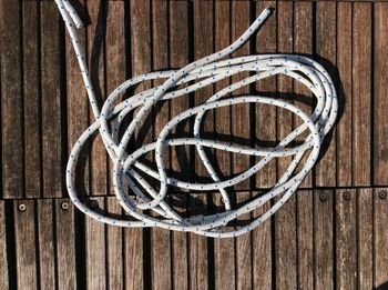 Close-up of wooden table