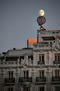 Low angle view of building against sky