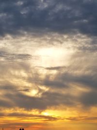 Scenic view of sky during sunset
