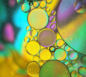 Close-up of bubbles