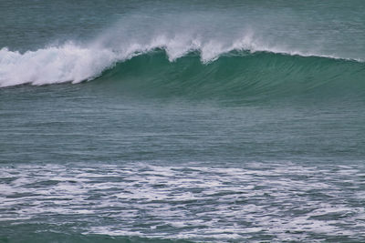 Waves rushing towards shore