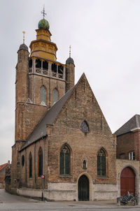 Low angle view of building against sky