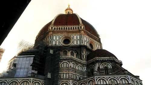 Low angle view of cathedral against clear sky