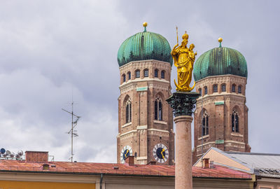 Low angle view of historical building against sky