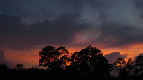 Low angle view of cloudy sky