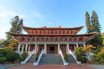 Martyr shrine against sky at kaohsiung